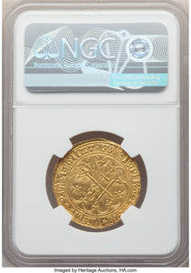 Anglo-Gallic. Henry VI (1422-1461) gold Salut d'Or ND (1422-1450) MS66 NGC