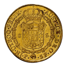 HIGH GRADE! Gold 8 Escudos 8E Columbia 1790-P SF MS-61 NGC - Coin