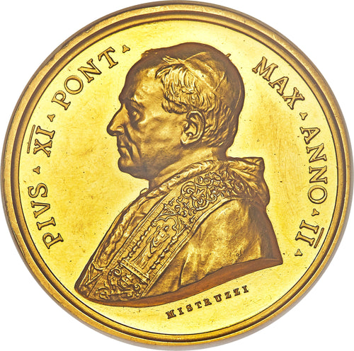 VATICAN CITY - Pius XI gold 