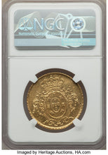 Brazil - João Prince Regent gold 6400 Reis 1808-R MS61 NGC