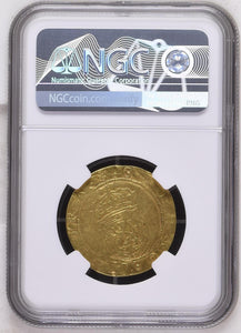 Scotland - 1599 James VI Gold Rider of 100 Schillings - F-15 NGC