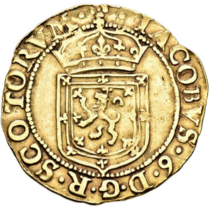 Scotland Gold Sword and Sceptre James VI.  1603/2 XF-45 NGC