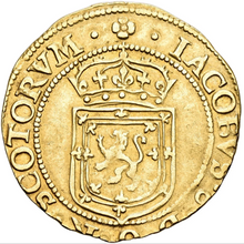 Scotland Gold Sword and Sceptre 1601 James VI AU-55 NGC