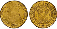 Gold 8 Escudos 1790 Columbia