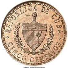 Republic Proof 5 Centavos 1915 PR64 NGC