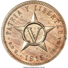 Republic Proof 5 Centavos 1915 PR64 NGC
