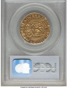 James VI gold Sword And Scepter Piece 1602 VF35 PCGS