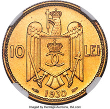 Carol II Proof 10 Lei 1930-(a) PR67 NGC
