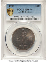 1903 50C Philippines 50 Centavos PR67+ PCGS