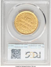 Kutch. Pragmalji II gold 100 Kori VS 1923 (1866) MS65 PCGS