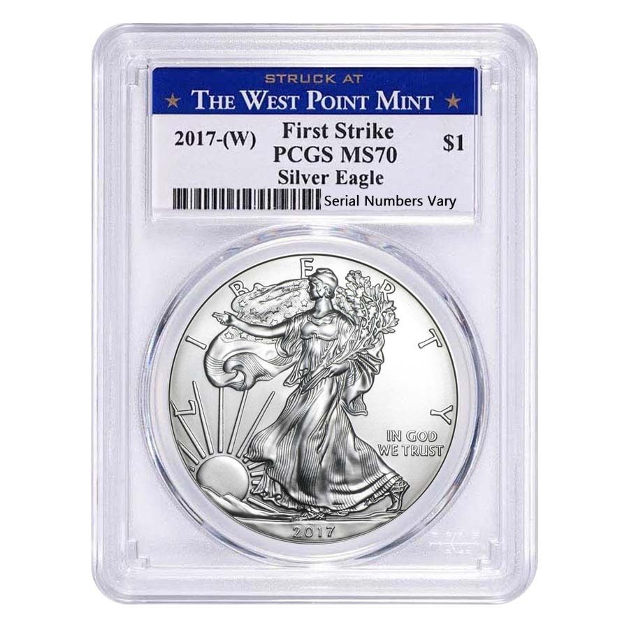 Silver Eagle Dollar 2017-W MS-70 FS First Strike PCGS - Bullion Coin