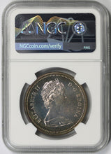 RAINBOW! 1973 Canada Silver Dollar Centennial SP-65 NGC - Coin Proof