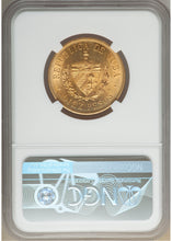 Cuba: Republic gold 10 Pesos 1916 MS61 NGC