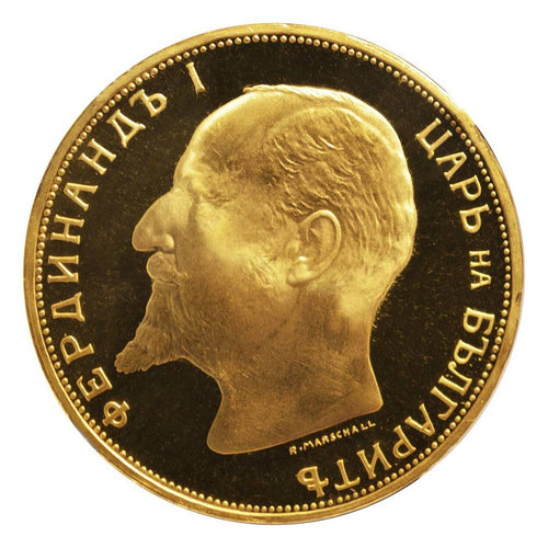 TOP POP! Bulgaria - Gold 100 Leva 1912 Restrike of 1908 PF-69 ULTRA CAMEO NGC - Proof Coin