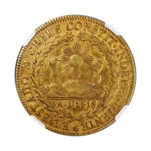 RARE! Chile - Gold 8 Escudos 1834-SO IJ XF-40 NGC - Coin