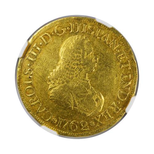 Colombia - Gold 8 Escudos 1762-PN J XF-40 NGC - Coin