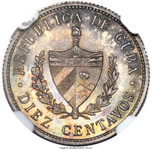 Cuba Republic Proof 10 Centavos 1915 PR-64 NGC - Proof Coin