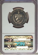 Cuba Republic Proof 40 Centavos 1915 PR-64 Cameo NGC - Proof Coin