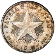 Cuba Republic Proof 40 Centavos 1916 PR-63 NGC - Proof Coin
