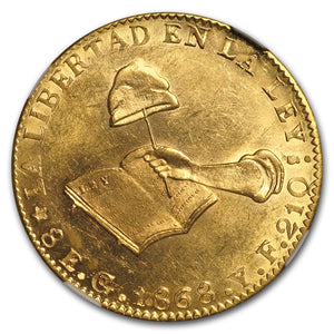 Gold 8 Escudos 8E 1800-MO FM Mexico XF-40 NGC - Coin – Powell Coins