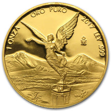 RARE! Gold Libertad Proof 2017 Mexico 1oz BU - Coin