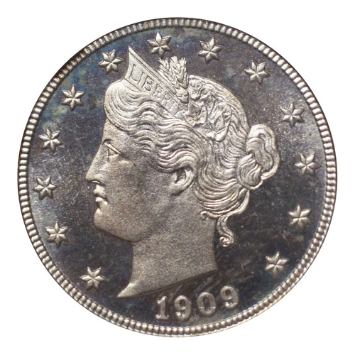 Liberty Nickel 5C 1909 PF-65 CAMEO NGC - Proof Coin
