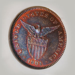 Philippines Centavo 1C 1904 PF-64 RB NGC - Proof Coin