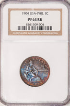 Philippines Centavo 1C 1904 PF-64 RB NGC - Proof Coin