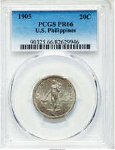 KEY DATE! Philippines 20 Centavos 20C 1905 Proof PR-66 PCGS - Coin