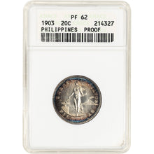 Silver 20 Centavos 20C Philippines Proof 1903 PF-64 ANACS - Coin