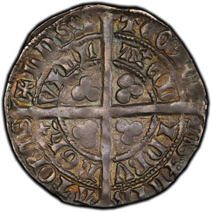 RARE! Scotland - AR Groat (1390-1403) XF-45 PCGS - Coin