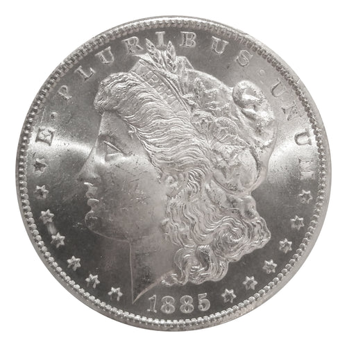 DEAL! GEM! Silver Morgan Dollar 1885-CC Carson City MS-65 PCGS Gem Uncirculated - Coin