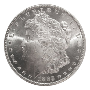 DEAL! GEM! Silver Morgan Dollar 1885-CC Carson City MS-65 PCGS Gem Uncirculated - Coin