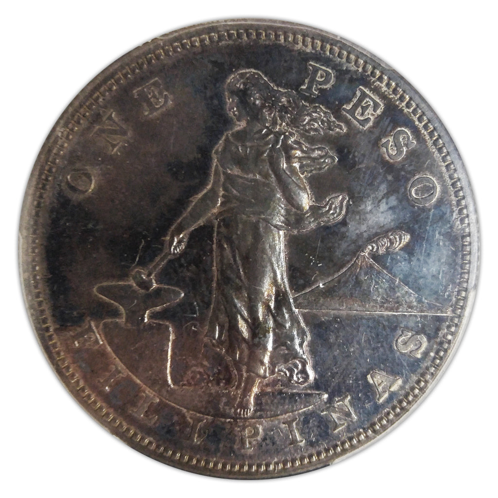 Silver Peso Philippines Proof 1904 PR-64 PCGS - Coin