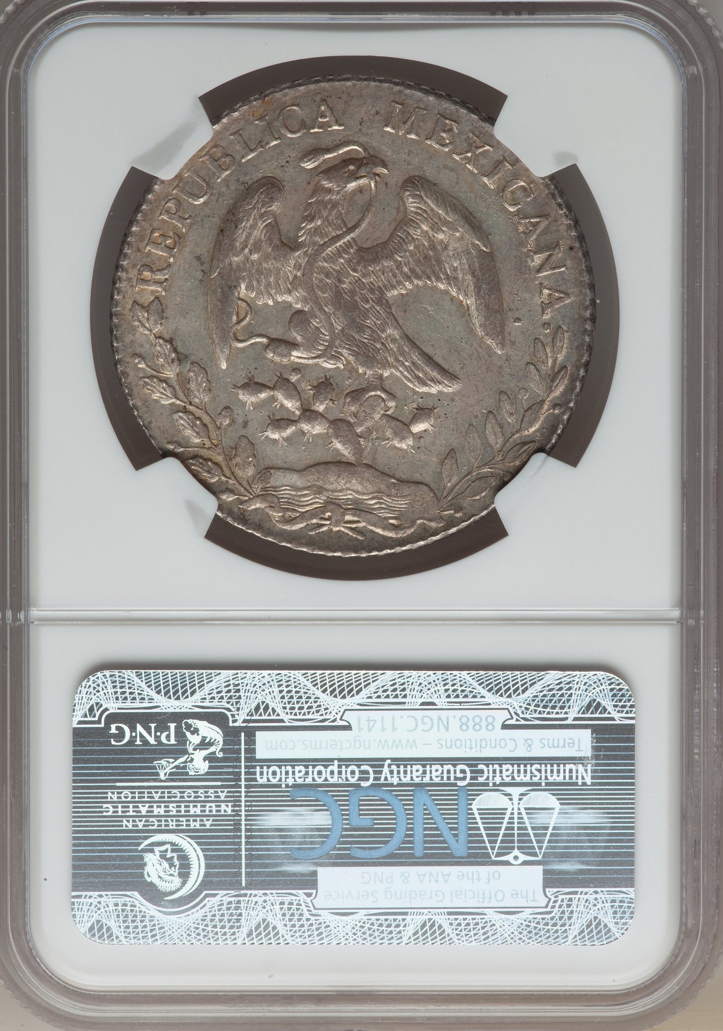 Silver 8 Reales Mexico 1880 Mo-MH MS-62 NGC - Coin – Powell