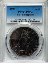 Silver Peso Philippines Proof 1904 PR-64 PCGS - Coin
