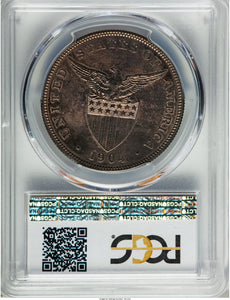 Silver Peso Philippines Proof 1904 PR-64 PCGS - Coin