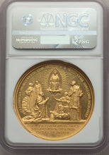 VATICAN CITY - Pius XI gold "Canonization of St. Thomas Aquinas" Medal Anno II (1923) by Aurelio Mistruzzi MS62 NGC
