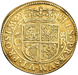 Charles I. 1625-1649. Unit or Unite Gold Coin n. d. (1637-1642) Edinburgh - XF-45 NGC
