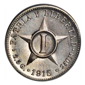 Cuba 1915 Copper-Nickel Centavo PR-65 PCGS - Proof Coin