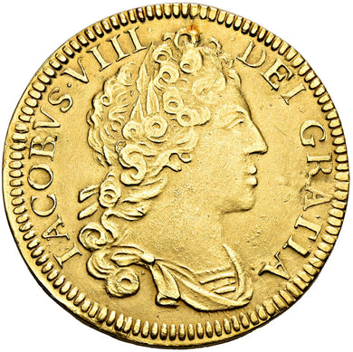 Scotland - James VIII Pattern Guinea dated 1716 struck 1828 - Gold Coin - AU NGC