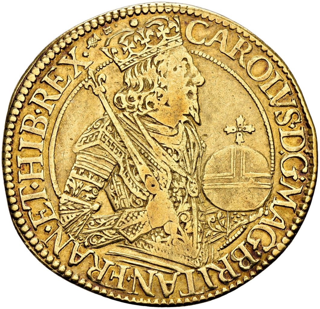 Charles I. 1625-1649. Unit or Unite Gold Coin n. d. (1637-1642) Edinburgh - XF-45 NGC