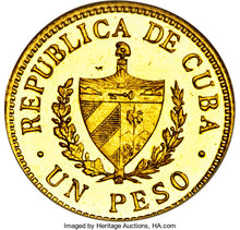 Cuba - Republic gold Proof Peso 1915 PR64 NGC