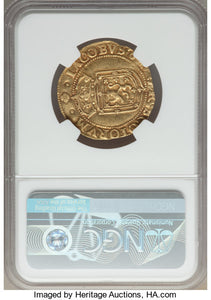 Scotland - James VI (I) gold Sword and Scepter 1602 VF35 NGC