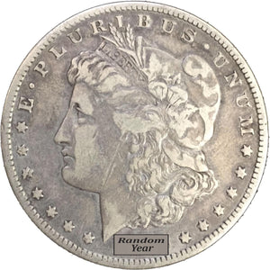 Silver Morgan Dollar Random Year Fine or Better - Coin